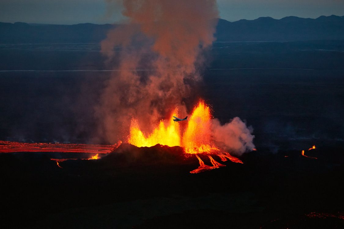 Holuhraun, 热, 火山的地貌, 卡特拉, 屏蔽火山 壁纸 3000x2000 允许