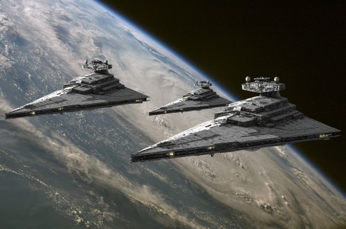 Image Star Destroyer, star wars, spacecraft, spaceplane, atmosphere