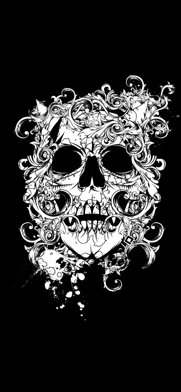 Image design skull vector, design, drawing, vector graphics, illustration