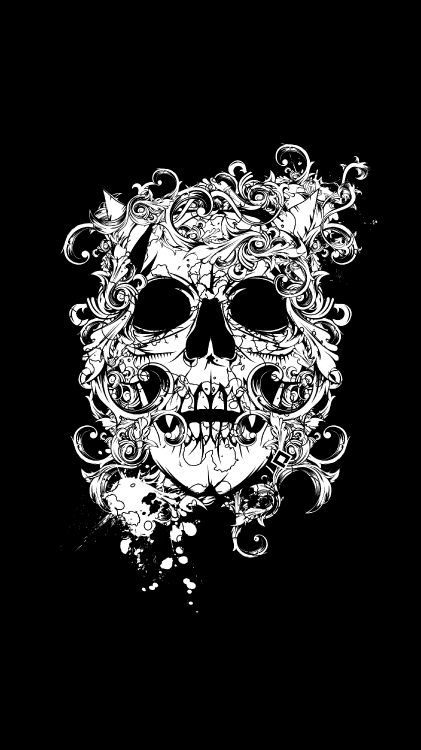 design skull vector, design, drawing, vector graphics, illustration