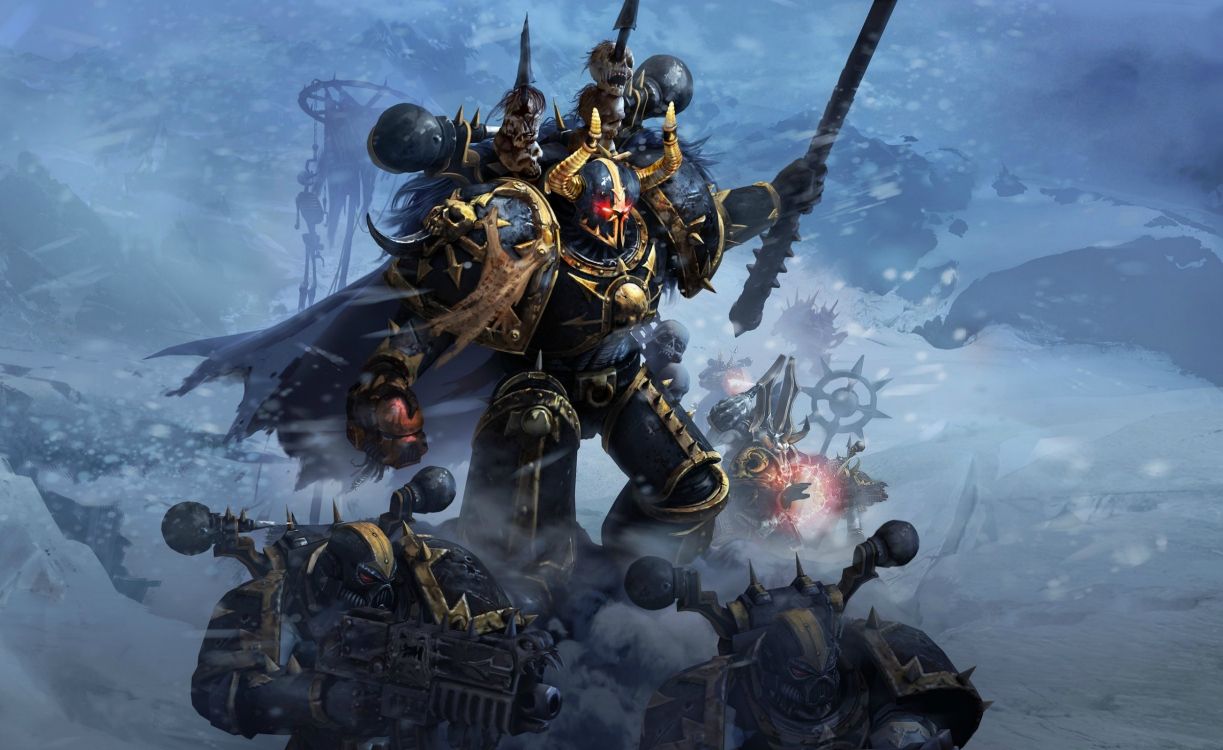 Warhammer 40 000 Dawn of War III, chaos, pc game, Warhammer 40 000 Space Marine, battle