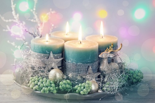 Image candle, Christmas Day, new year, lighting, still life