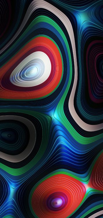 Arte Fractal, Luz, Pintura de Arte, Textil, Naranja. Wallpaper in 1422x3000 Resolution