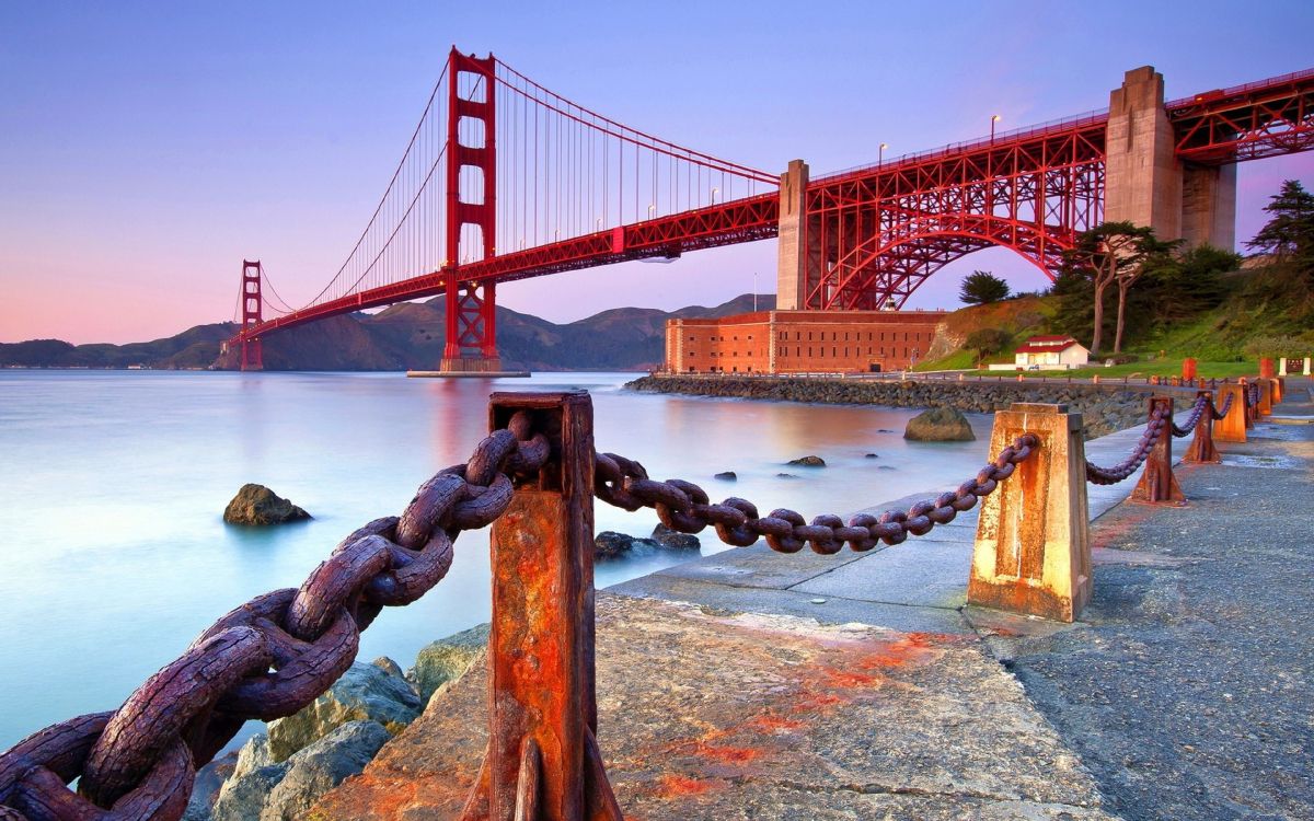 Golden Gate Bridge San Francisco Kalifornien. Wallpaper in 3840x2400 Resolution