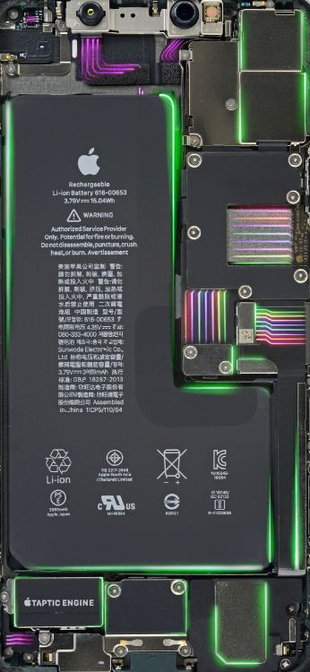 IPhone, 苹果, Ios, 的边缘, 绿色的 壁纸 1242x2688 允许