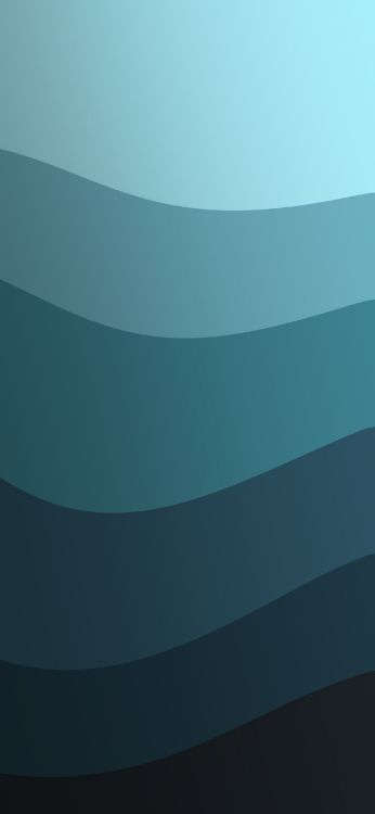 Aqua, de Teintes et de Nuances, Art, Matériau Composite, Pente. Wallpaper in 1284x2778 Resolution