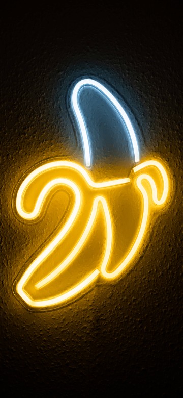 Image banana, neon sign, neon lighting, neon, light