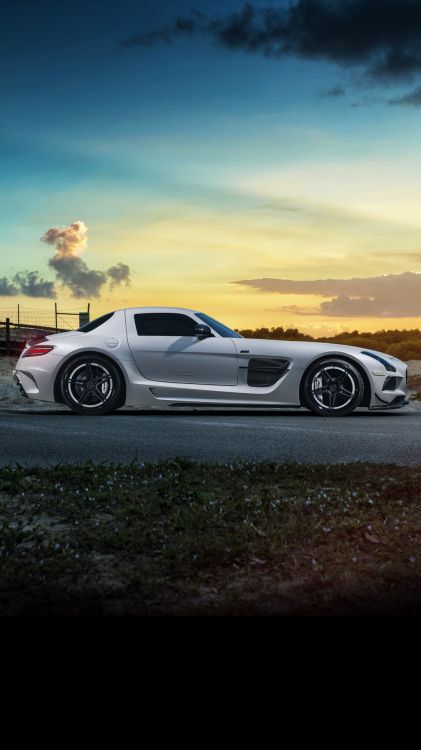 Mercedes-benz, Mercedes-benz Sls Amg, Car, Sportwagen, Mercedes-benz Gruppe. Wallpaper in 1080x1920 Resolution