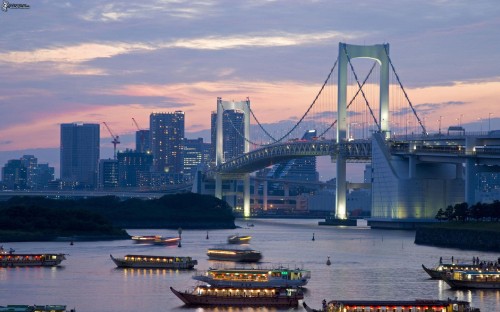 Image bridge over water during daytime