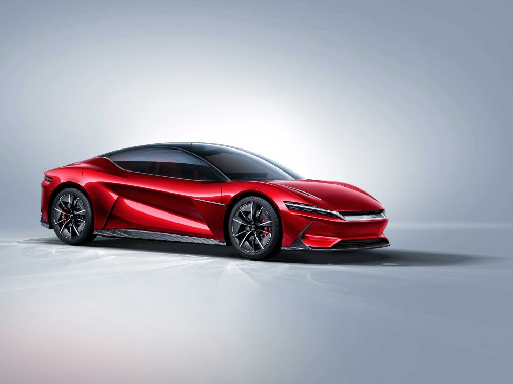 自上海, 超级跑车, 红色的, 汽车模型, 概念车 壁纸 8000x6000 允许