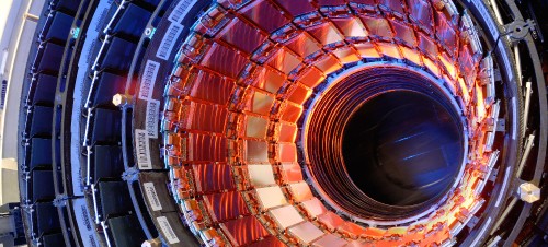 Image orange and black spiral staircase