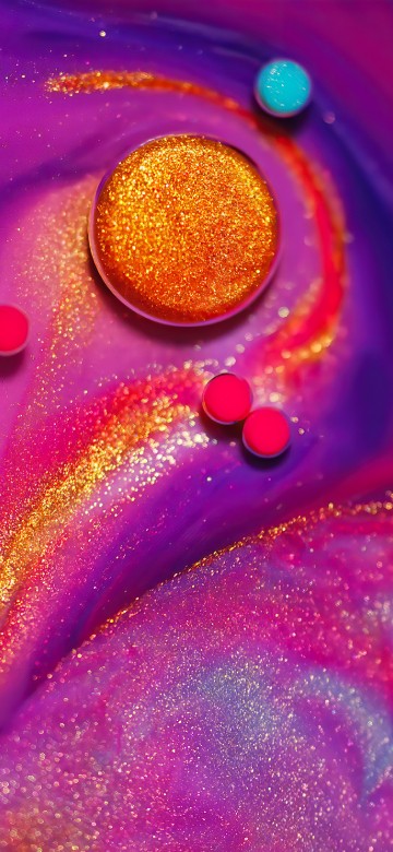 Image close up, red, yellow, pink, orange