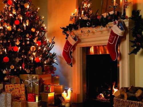 Image christmas tree, Christmas Day, christmas decoration, christmas, fireplace