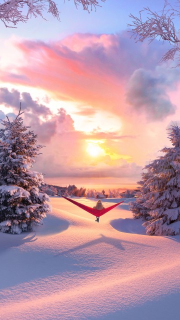 Image aesthetic winter, Aesthetics, winter, snow, cloud