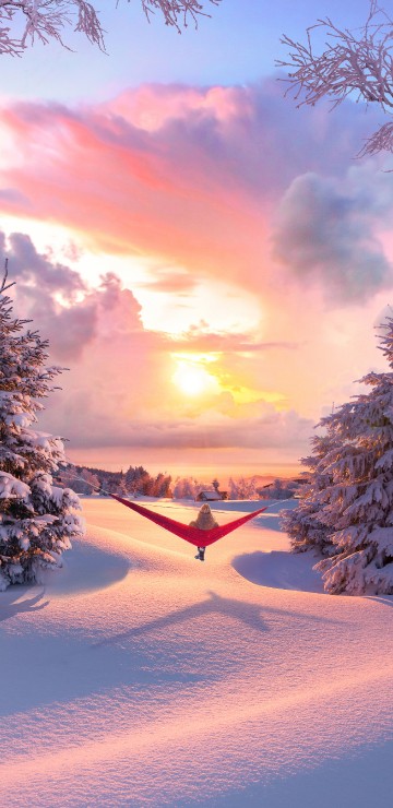 Image aesthetic winter, Aesthetics, winter, snow, cloud