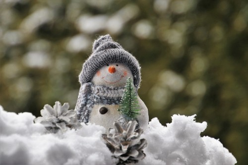 Image snowman, snow, winter, frost, freezing