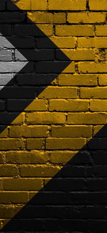 Mur, Surface de la Route, Rectangle, Brique, Gris. Wallpaper in 1407x3045 Resolution