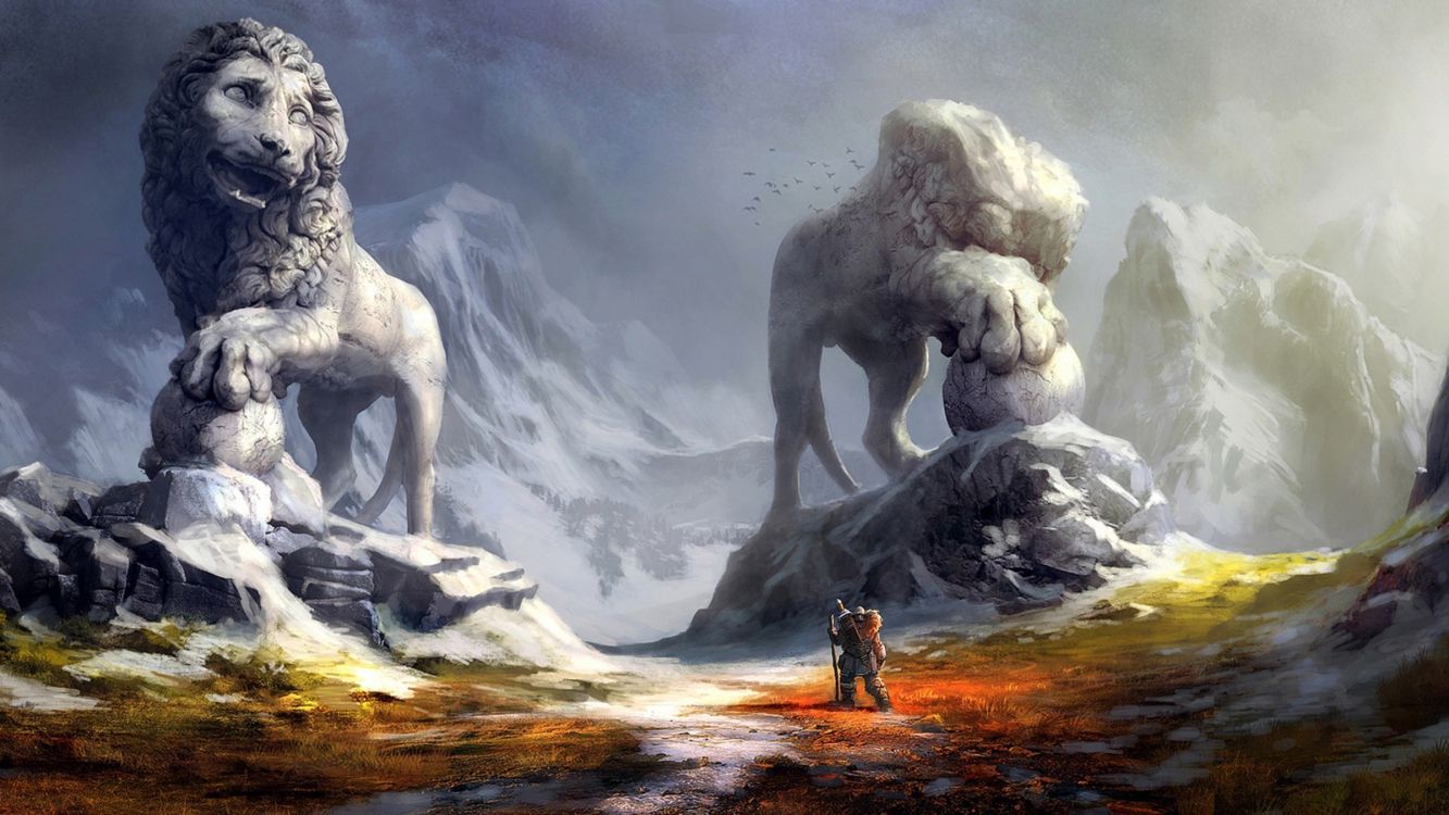 Hombre de Chaqueta Negra de Pie Junto a la Pintura de Caballos. Wallpaper in 2400x1350 Resolution