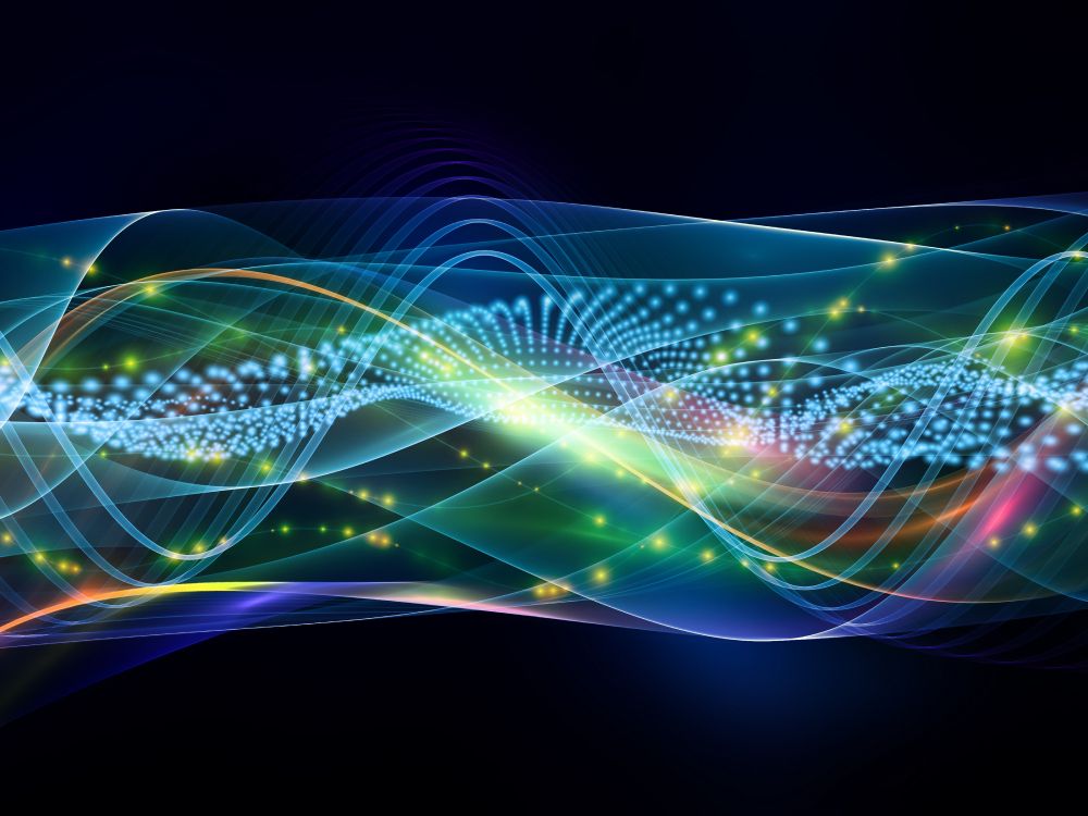 颗粒, 光, 分形技术, 对称, 空间 壁纸 7200x5400 允许