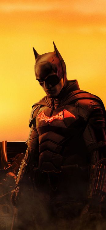 Der Batman, Batman, Catwoman, Also Kravitz, dc Comics. Wallpaper in 1290x2796 Resolution