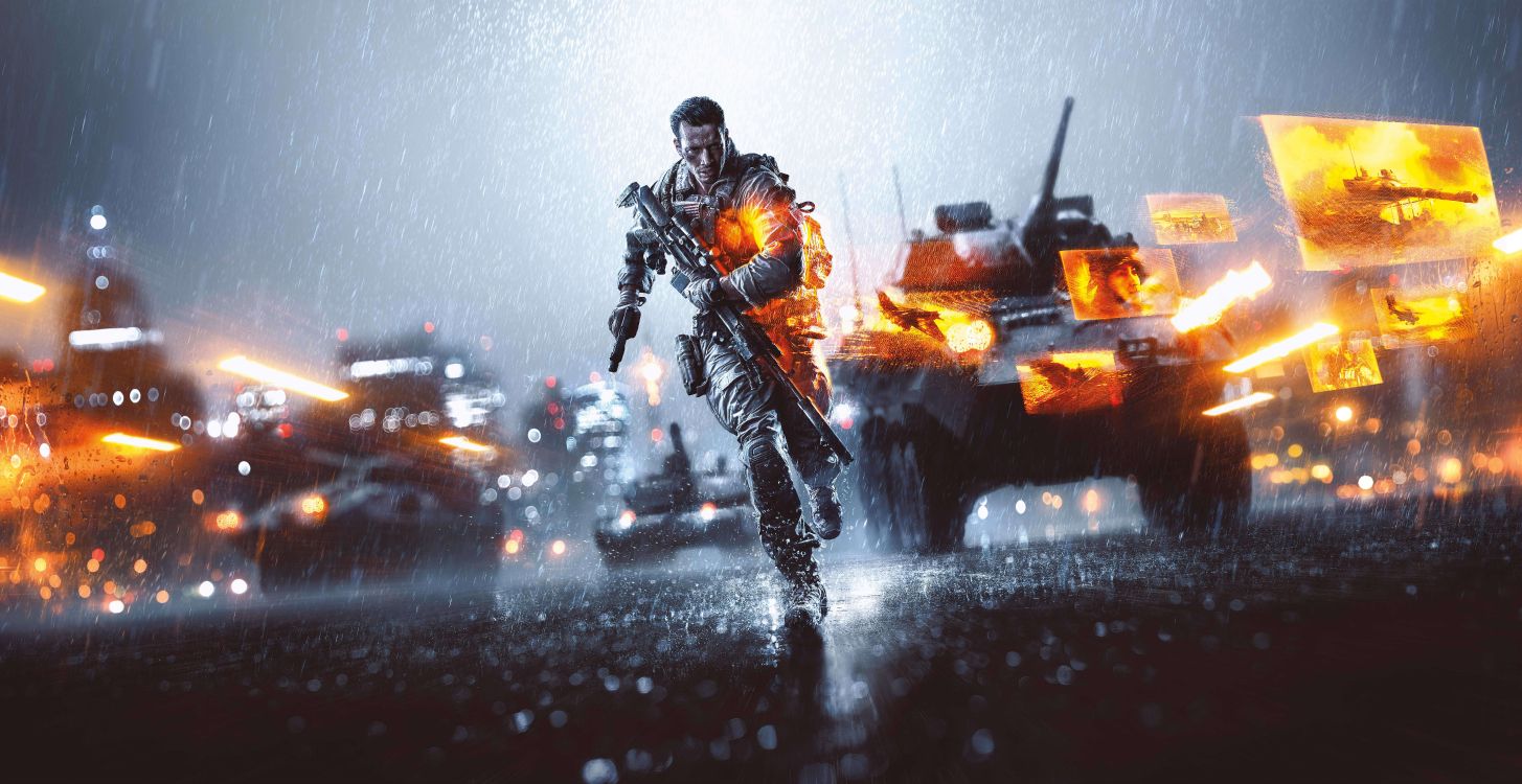 Battlefield Hardline, Battlefield 1, Electronic Arts, Soldat, Stunt Performer. Wallpaper in 9000x4637 Resolution
