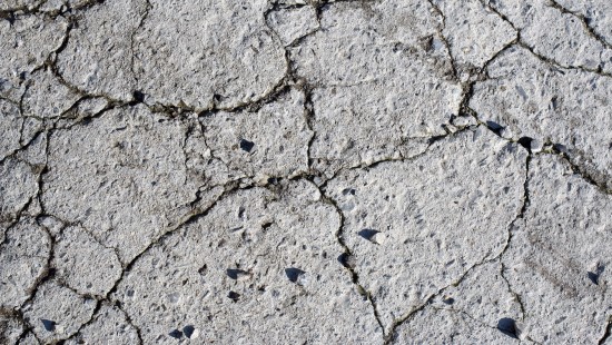 Image gray and white concrete pavement