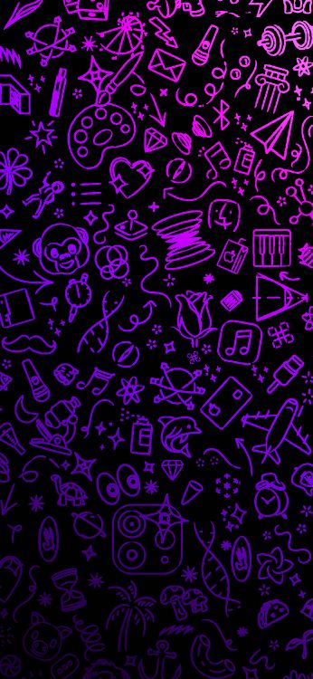 Patrón, Morado, Arte, Magenta, Circulo. Wallpaper in 1290x2796 Resolution