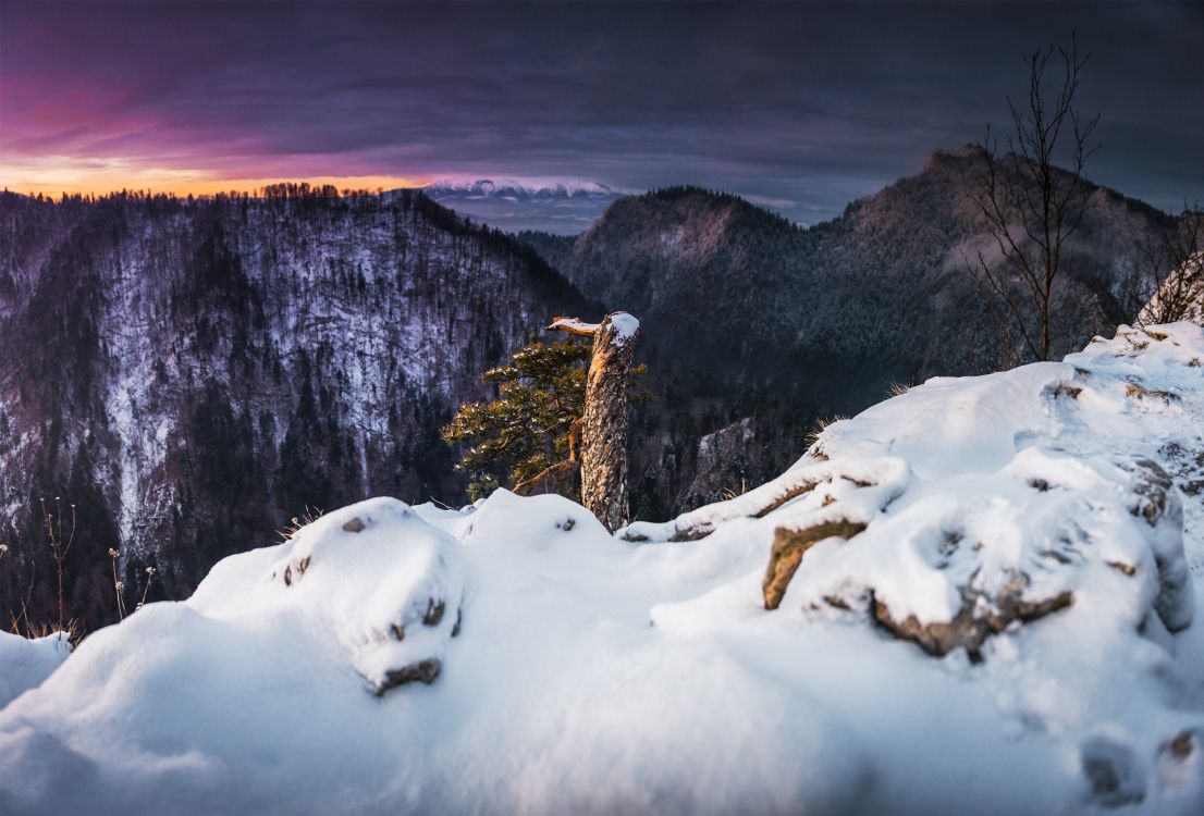 landscape, natural landscape, snow, winter, nature