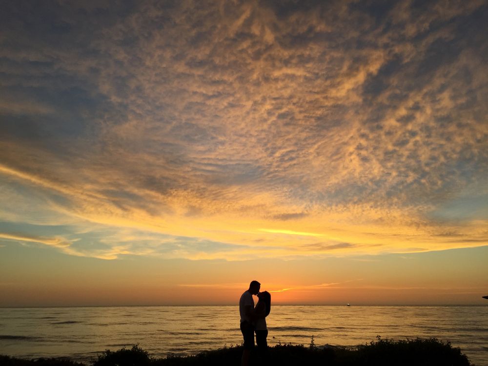 Romantik, Horizont, Sonnenuntergang, Cloud, Meer. Wallpaper in 3264x2448 Resolution