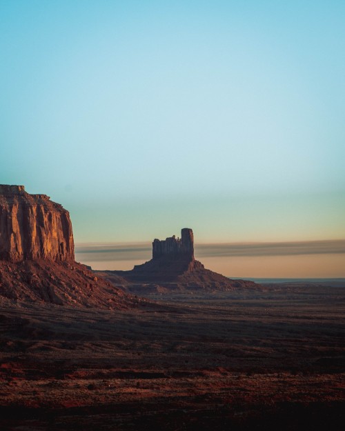 Image landscape, Oljato-Monument Valley, butte, desserts, morning