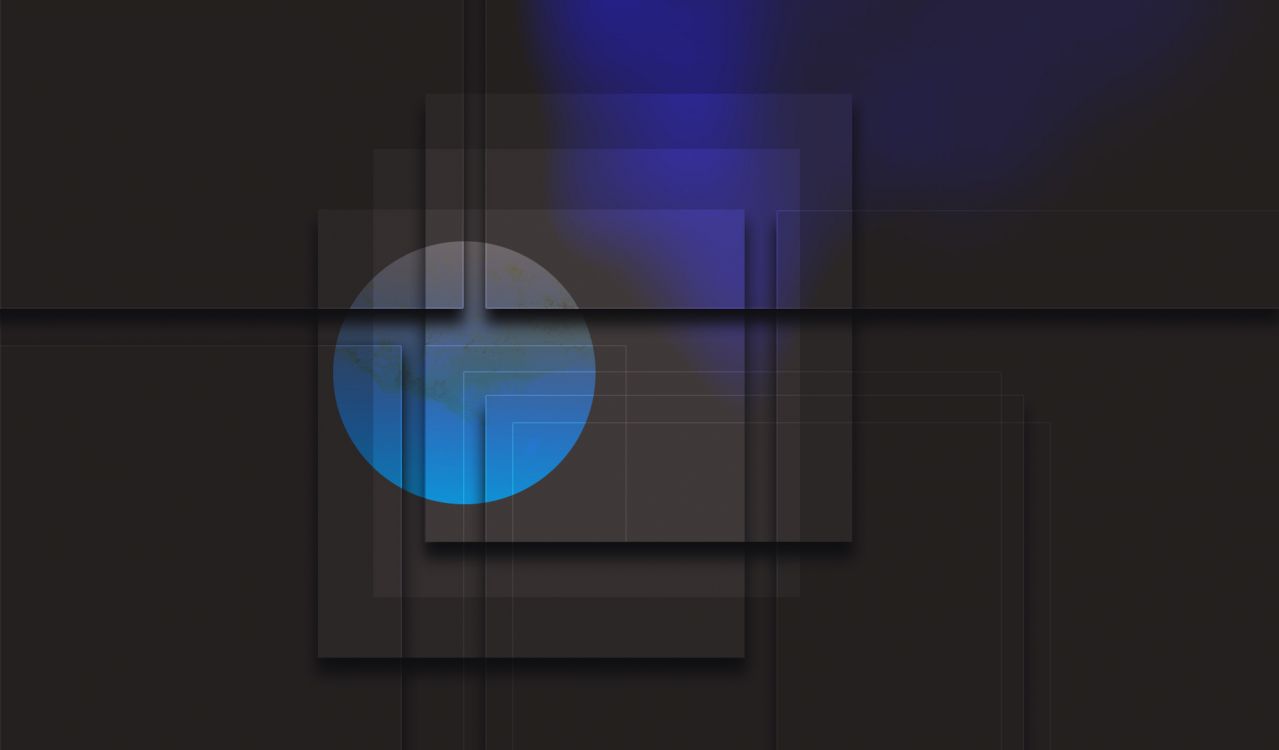 Illustration de Coeur Bleu et Blanc. Wallpaper in 2010x1178 Resolution