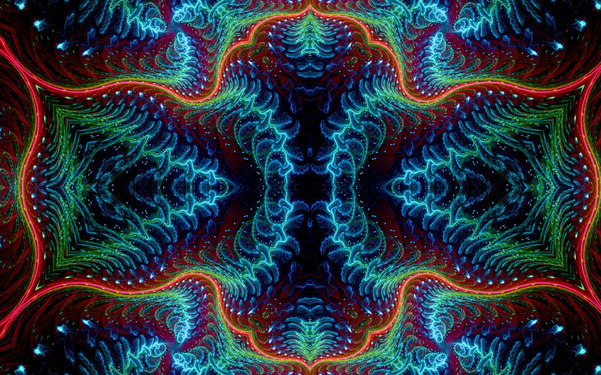 Blaue Und Rote Abstrakte Malerei. Wallpaper in 3360x2100 Resolution