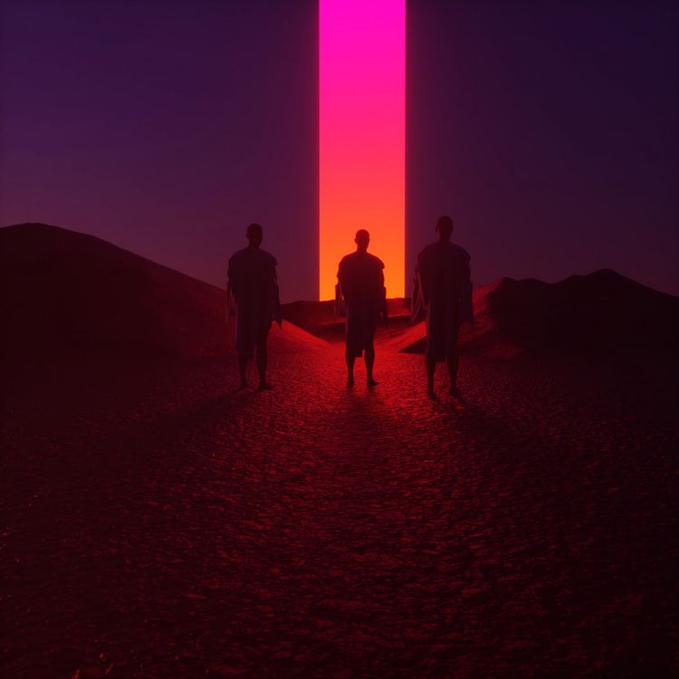 红色的, 地平线, 紫色的, 品红色, 消息 壁纸 2160x2160 允许