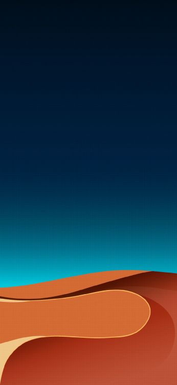 orange, slope, natural landscape, landscape, horizon