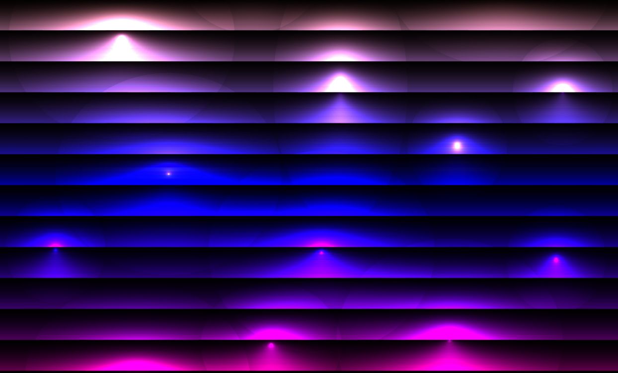 purple and white striped light