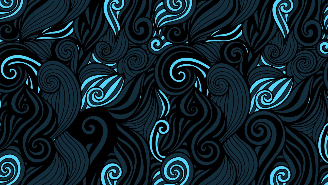 Muster, Blau, Azure, Textil, Kunst. Wallpaper in 3841x2160 Resolution