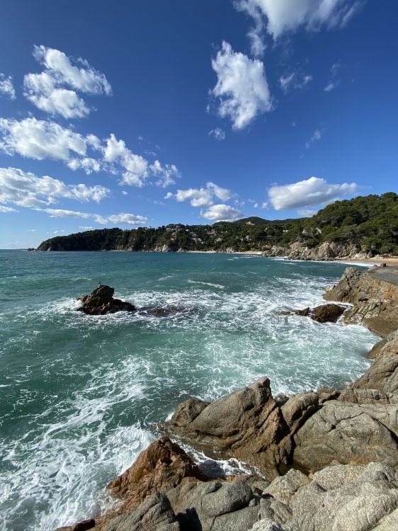 Côte, Eau, Rock, Rive, Mer. Wallpaper in 1536x2048 Resolution