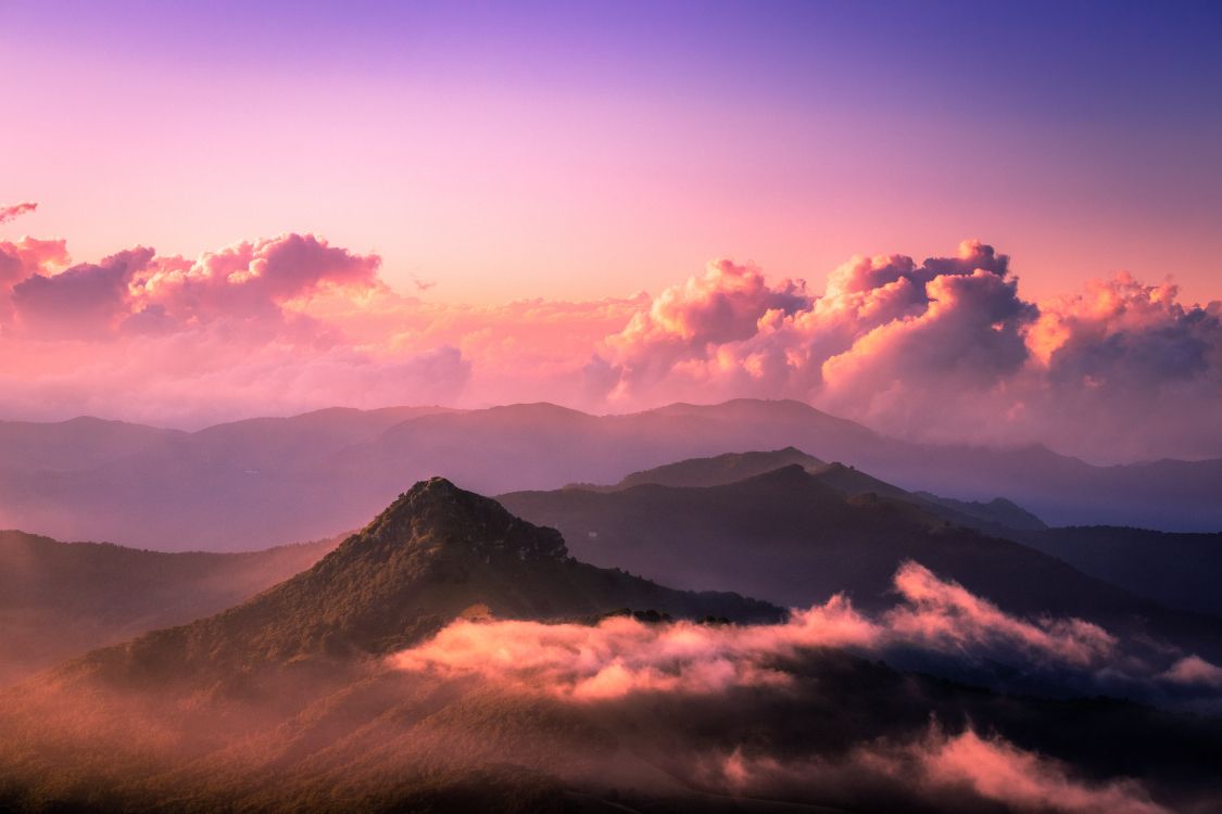Cloud, Natur, Afterglow, Bergigen Landschaftsformen, Horizont. Wallpaper in 6000x4000 Resolution