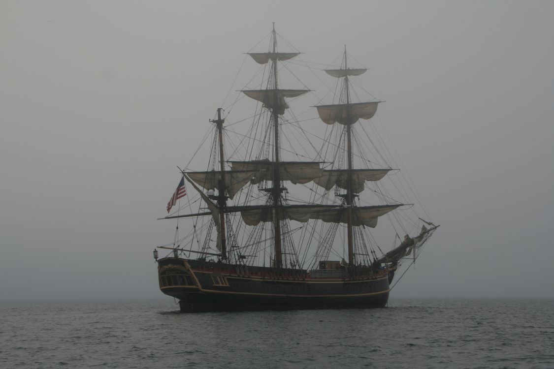 高船, 桅杆, 旗舰, Barquentine, 卡瑞克 壁纸 3456x2304 允许