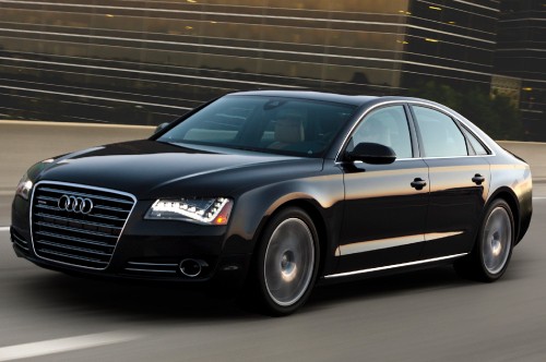 Image black audi a 4 sedan