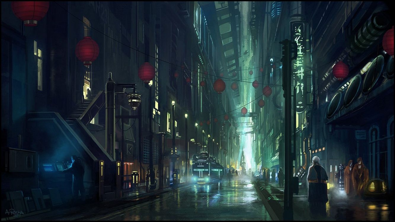 Gente Caminando en la Calle Durante la Noche. Wallpaper in 3840x2160 Resolution
