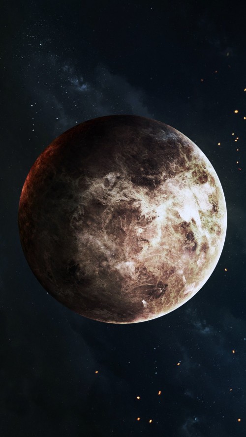 Image outer space, house, Ascendant, planet, solar system