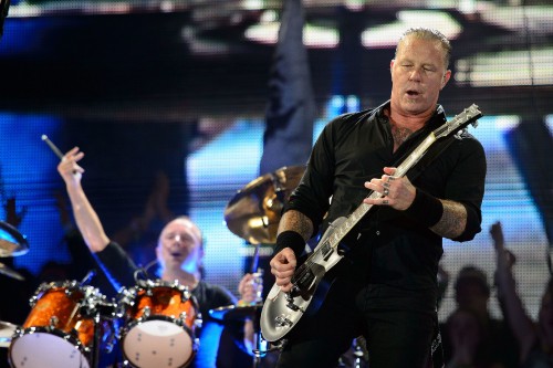 Image guitarist, James Hetfield, concert, Metallica, guitar