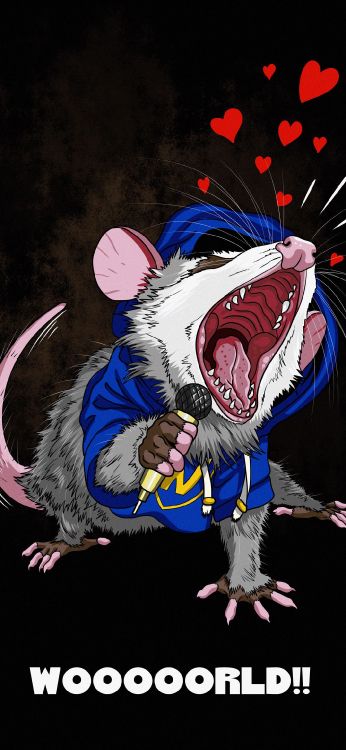 Art, Fiction, Fang, Mâchoire, Geste. Wallpaper in 1080x2340 Resolution