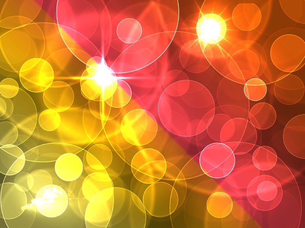 Rote Und Gelbe Lichter Illustration. Wallpaper in 3200x2400 Resolution