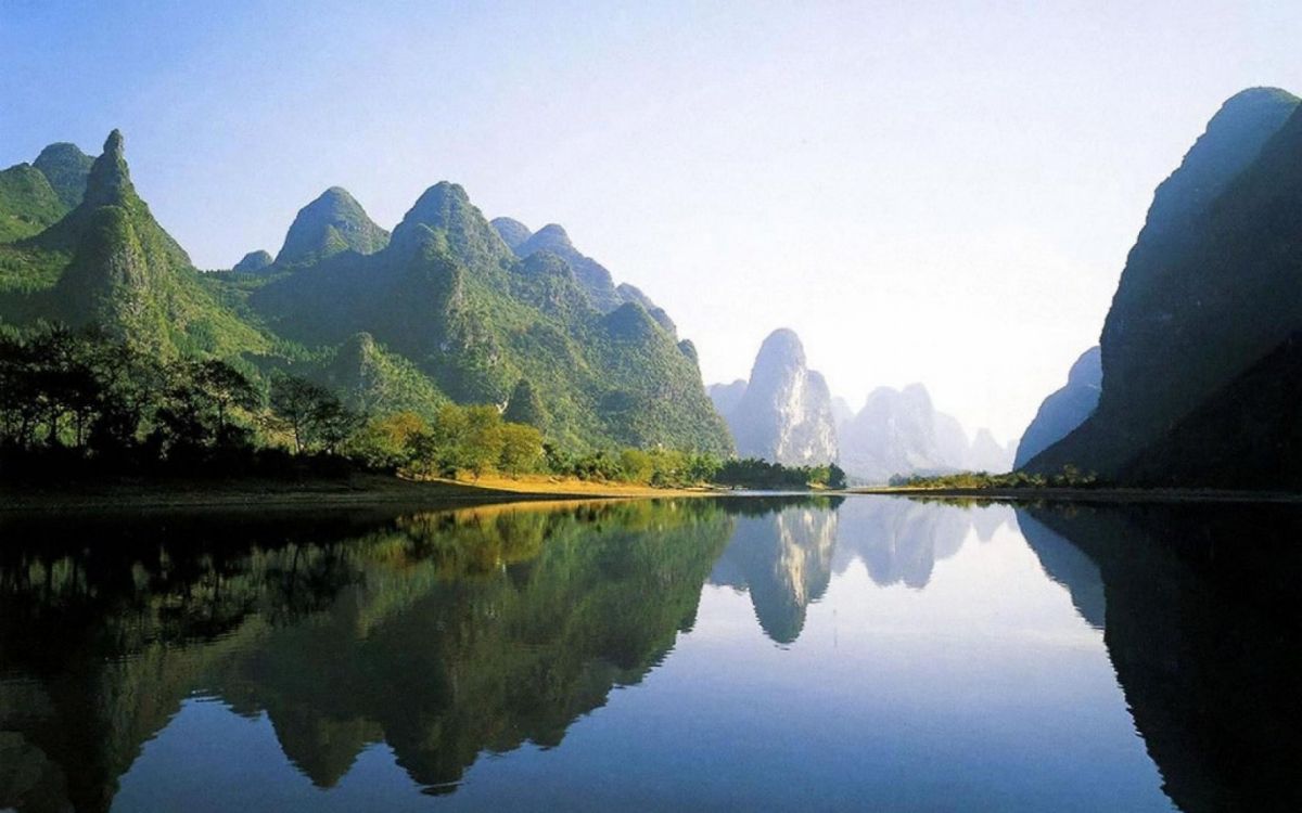 阳县, 旅游景点, 旅行, 反射, 性质 壁纸 2880x1800 允许