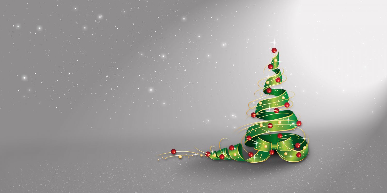 Adorno de Navidad, Navidad, Decoración de la Navidad, Acuarela, Verde. Wallpaper in 4000x2000 Resolution