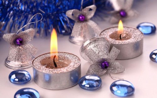 Image christmas decoration, purple, candle, violet, candle wick