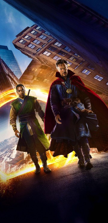 Image man in black jacket and black pants standing beside man in black jacket