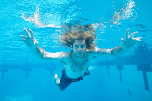 Image Spencer Elden, Nevermind, Nirvana, album cover, album